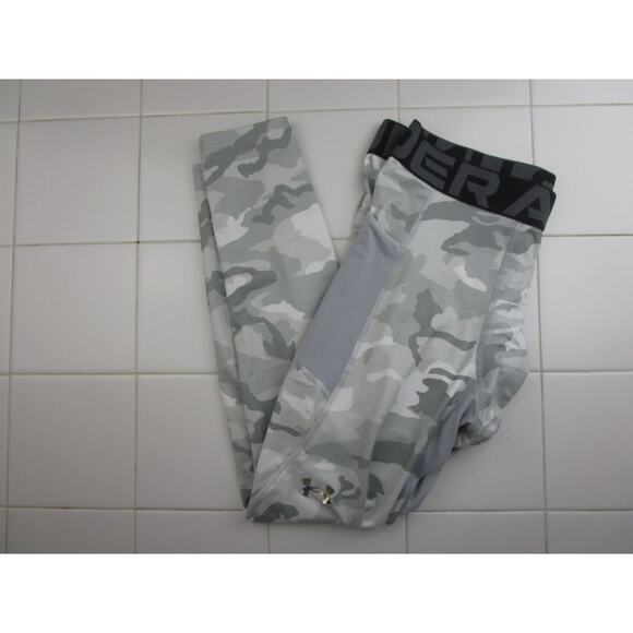 Under Armour ColdGear Infrared Printed Leggings White Camo Men's XL - Picture 1 of 3